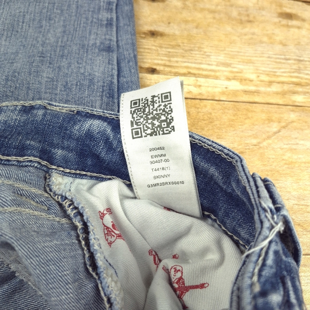True Religion Men's Light Blue Relaxed Jeans - Picture 4 of 7
